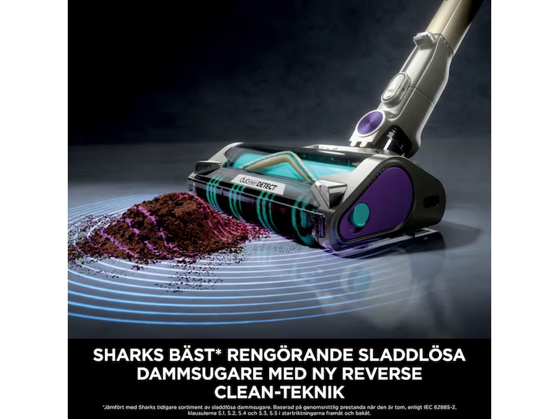 Shark PowerDetect IP1251EUT trådløs støvsuger Trådløse støvsugere