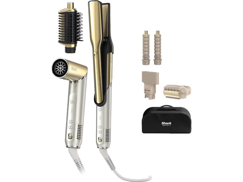 Shark Glam Airstyling Sleek Straight Waves & Curls multistyler Hårpleie & styling