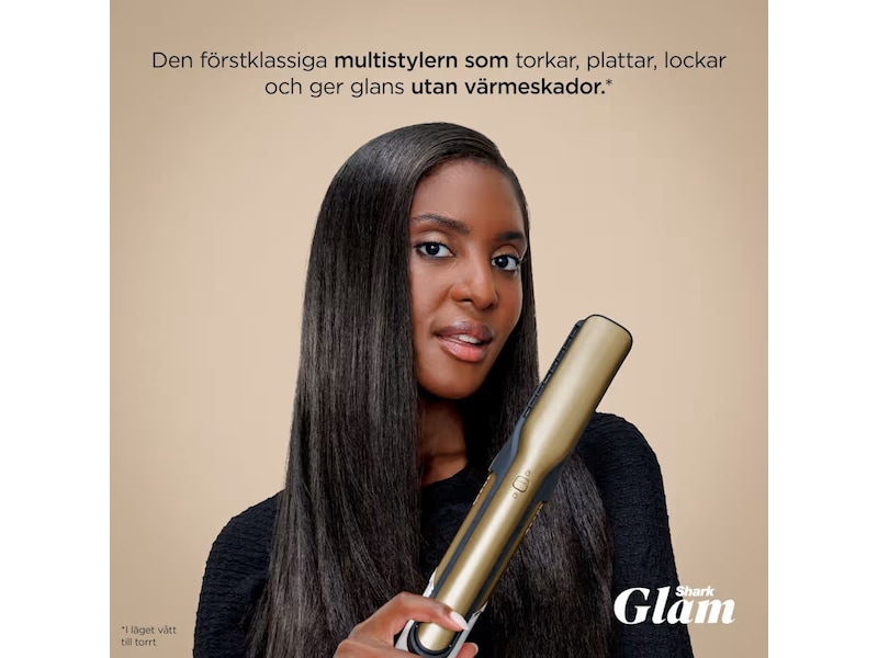 Shark Glam Airstyling Sleek Straight Waves & Curls multistyler Hårpleie & styling