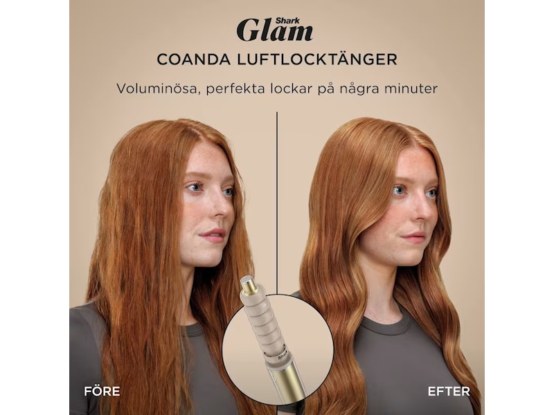 Shark Glam Airstyling Sleek Straight Waves & Curls multistyler Hårpleie & styling