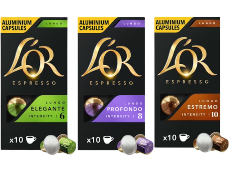 L'OR smakspakke, 3-pk kapsler Kaffekapsler