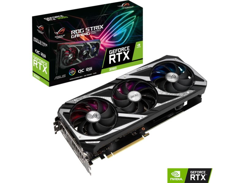ASUS ROG Strix RTX 3060 V2 Gaming OC -B-Grade Demo skjermkort