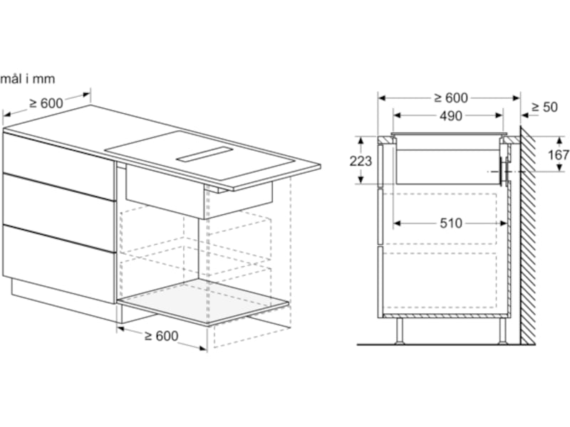Siemens iQ300 ED611BS16E Induksjonstopp m.ventilator -B-Grade Demo induksjonstopp & platetopp