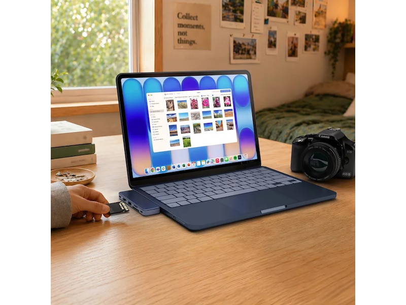 Satechi USB-C Snap Hub for MacBook Neo (indigo) Dockingstasjon & USB-HUB