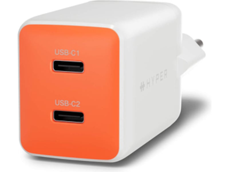 HyperJuice Flex 45W GaN Veggladere EU (orange) Mobilladere