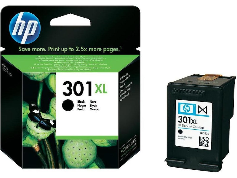 HP Blekk 301XL Sort Blekkpatroner