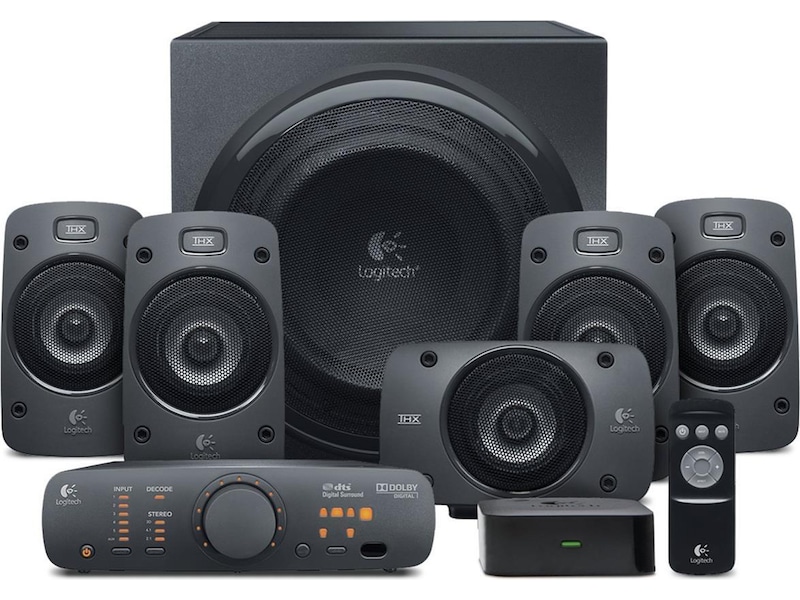 Logitech Z-906 PC Høyttalere 5.1 Høyttalere