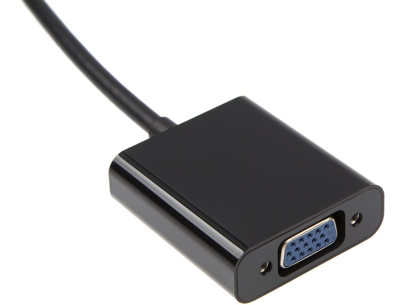 HDMI til VGA adapter 10cm (sort) Kabeladaptere & overganger
