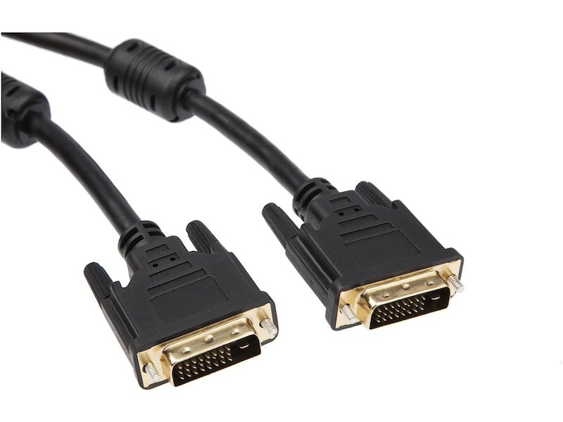 DVI-D kabel 2m (sort) Monitorkabler