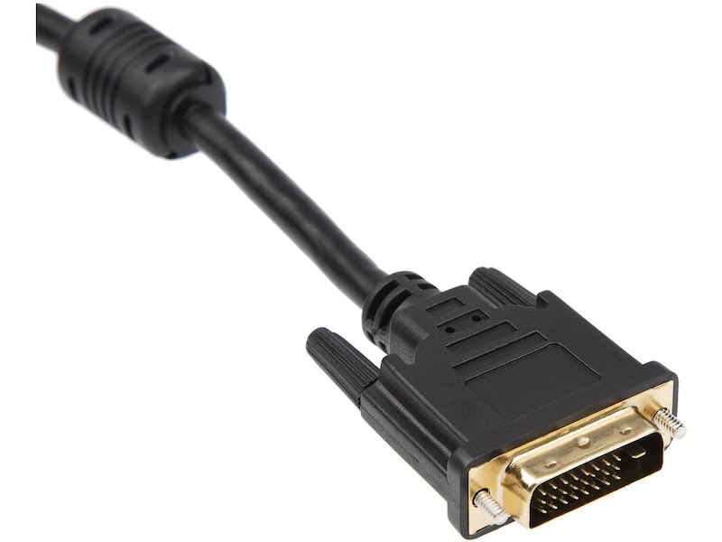 DVI-D kabel 2m (sort) Monitorkabler