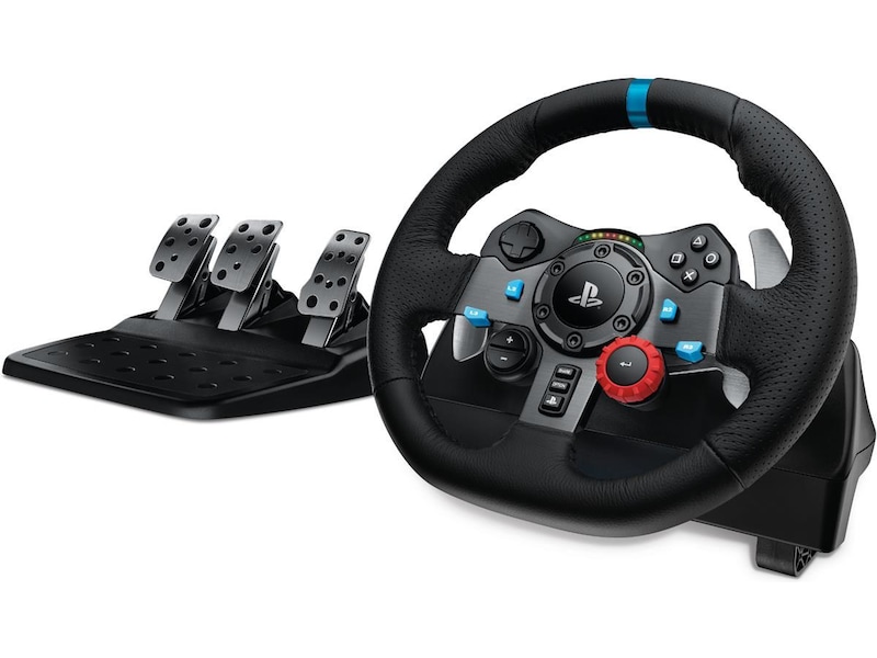 Logitech G29 Driving Force Racing PS4/PS5/PC Ratt og pedaler