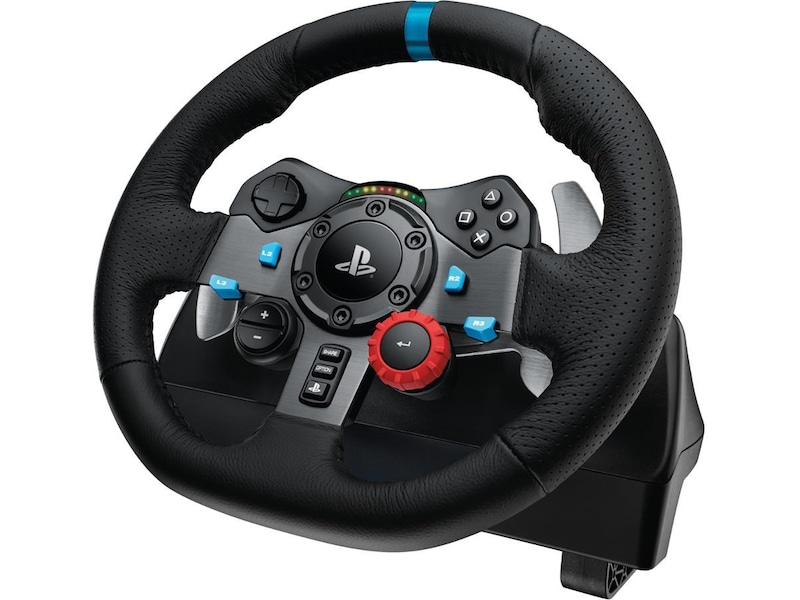 Logitech G29 Driving Force Racing PS4/PS5/PC Ratt og pedaler