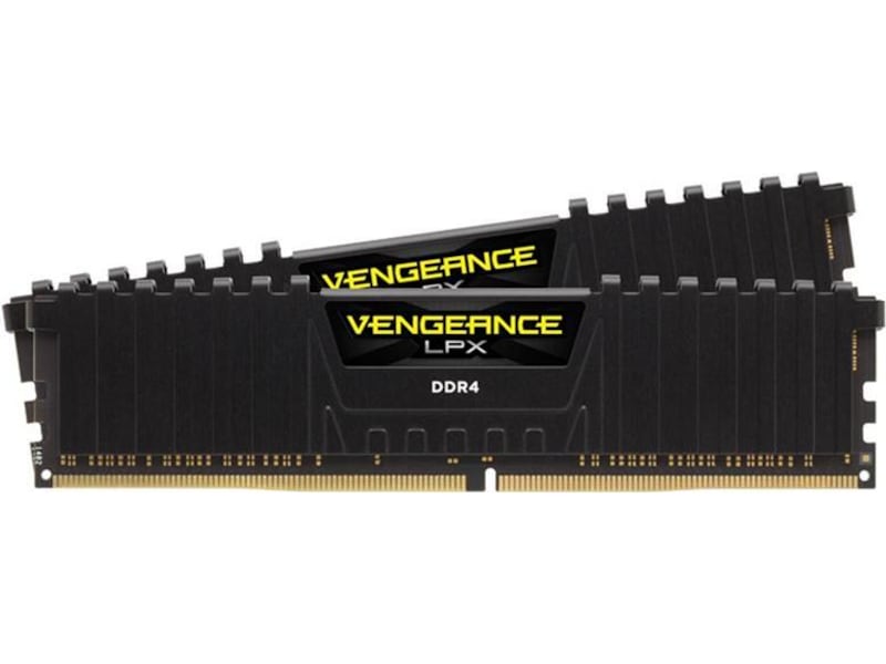 Corsair Vengeance LPX DDR4 2666MHz 16GB (sort) Minnebrikker