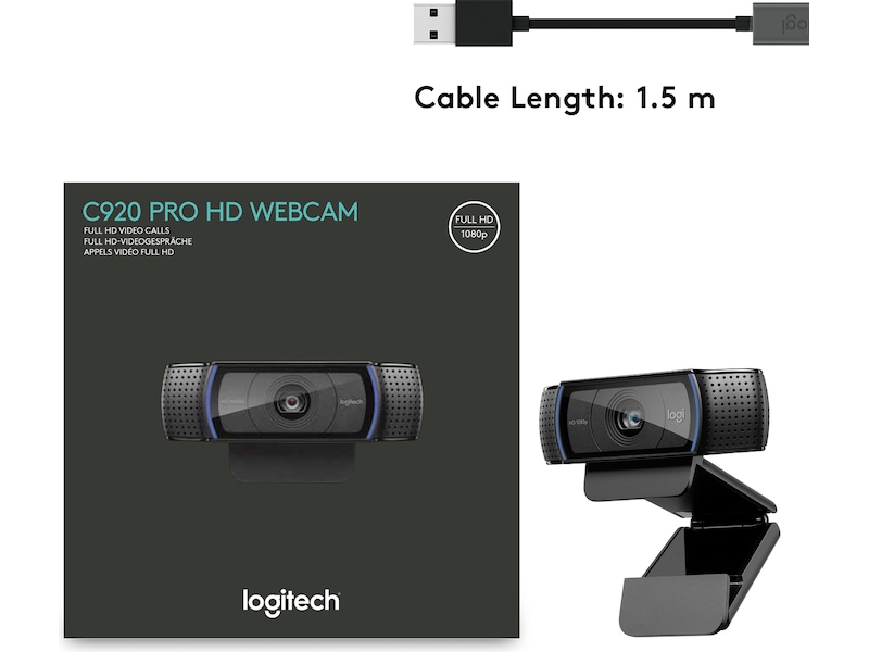 Logitech HD Pro C920 Webkamera Webkamera