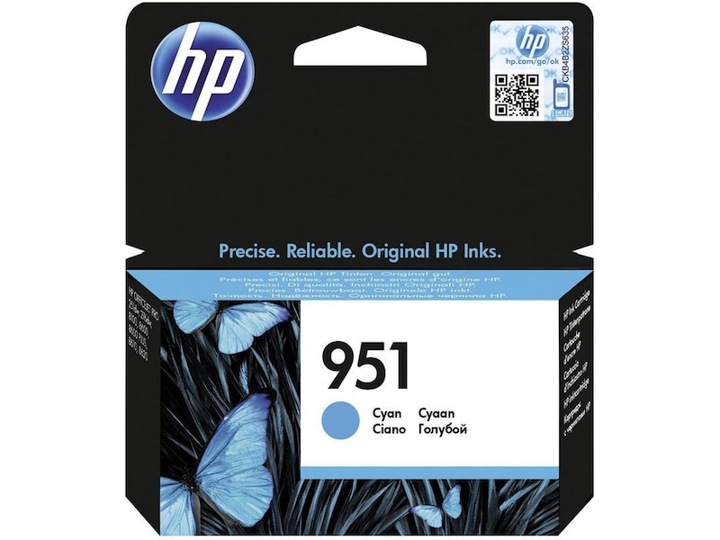 HP Blekk 951 Cyan Blekkpatroner