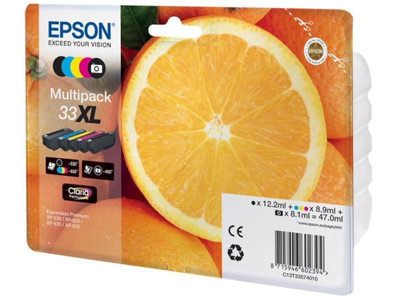 Epson Blekk 33XL Multipack Blekkpatroner