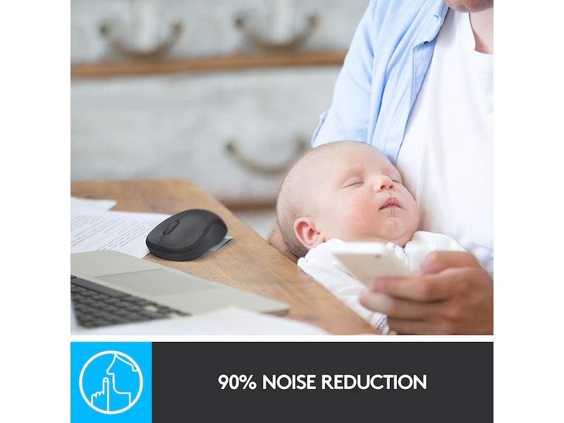 Logitech M220 Silent trådløs PC mus, Svart Mus