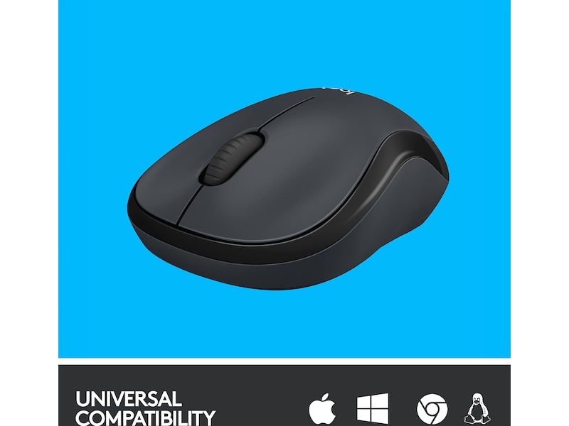 Logitech M220 Silent trådløs PC mus, Svart Mus