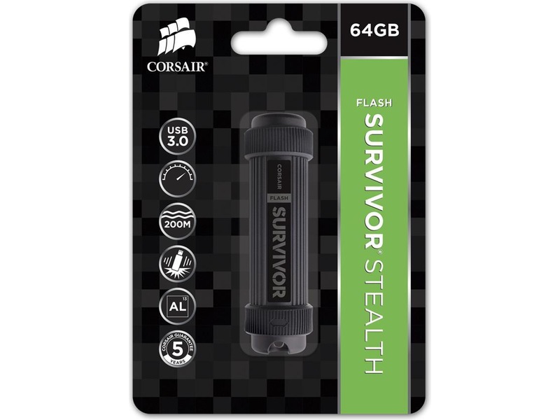 Corsair Flash Survivor Stealth 64GB Minnepenn / USB
