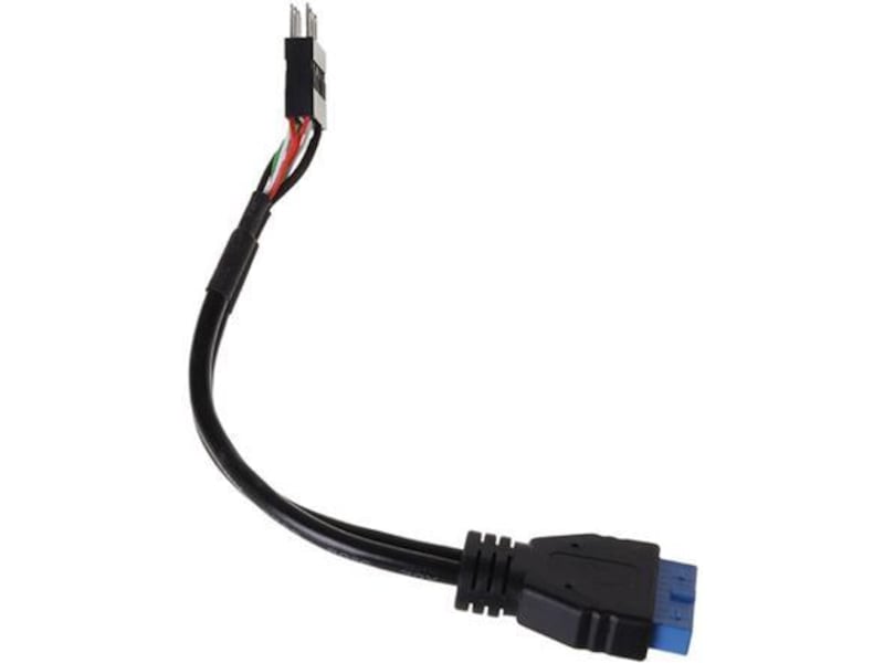 USB 3.0 til USB 2.0 Adapter 15cm (sort) USB-kabler