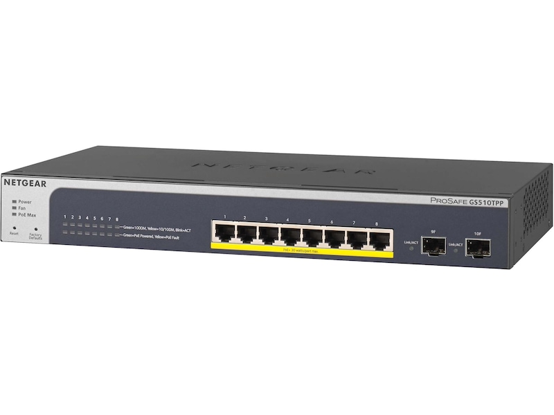 Netgear GS510TPP PoE+ Switch Switch