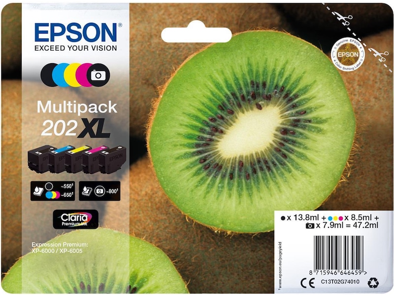 Epson 202XL Multipack (5clr) Blekkpatroner