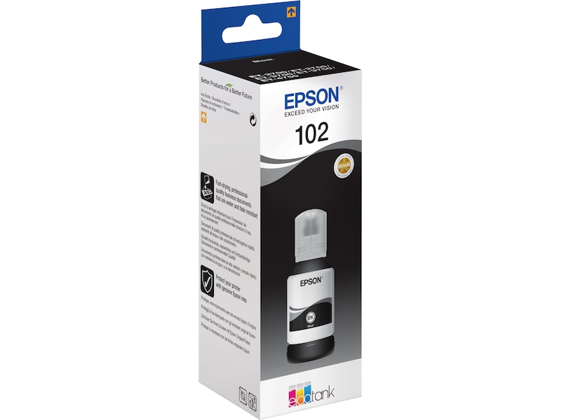 Epson 102 EcoTank sort blekkflaske Blekkpatroner