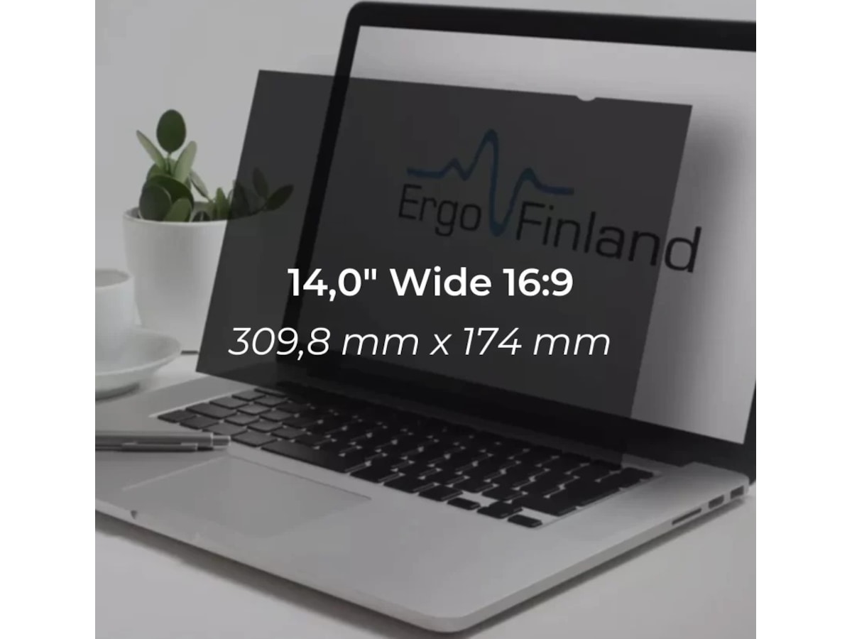 Kenson 14" Wide 16:9 Privacy skjermbeskytter Skjermbeskyttelse nettbrett