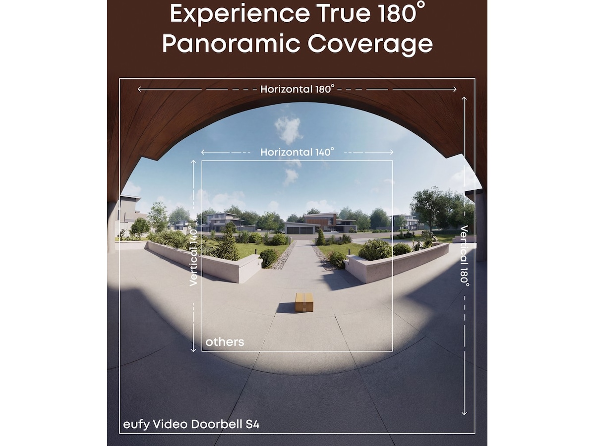 Eufy Video Doorbell S4 + Mini Chime Ringeklokker