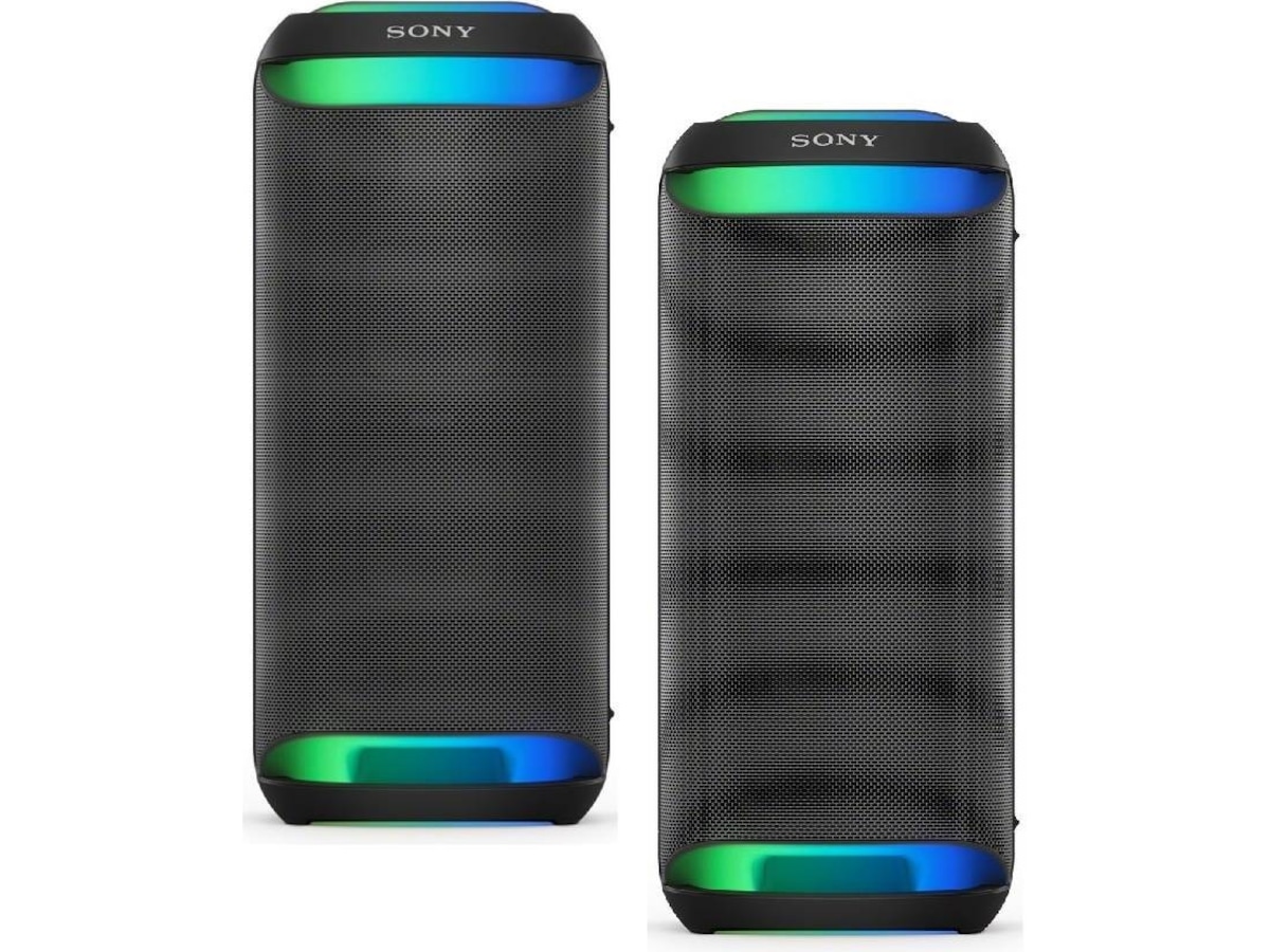 Sony SRS-XV800 Trådløs Høyttaler 2-pack (Sort) Trådløs / Bluetooth-høyttaler