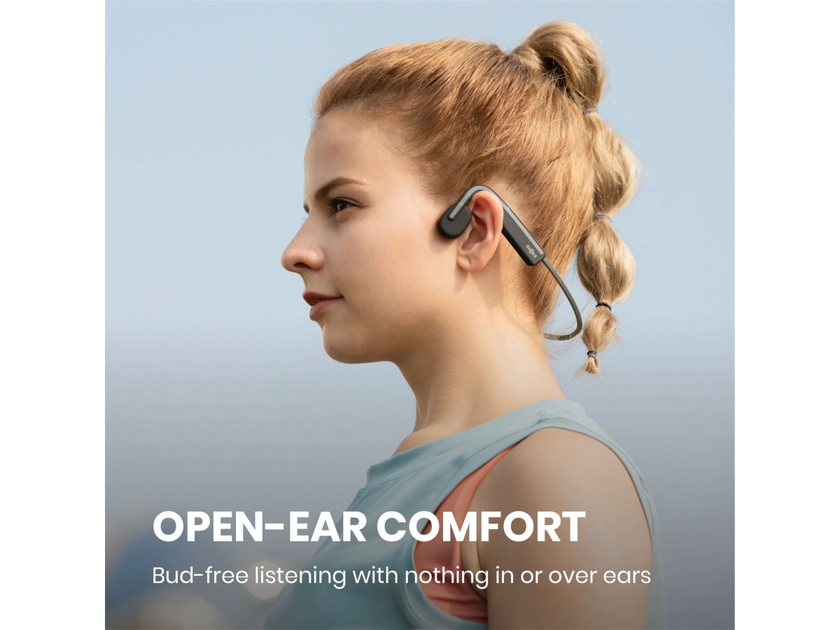 SHOKZ OpenMove Trådløse Hodetelefoner, On-Ear (grå) Hodetelefoner