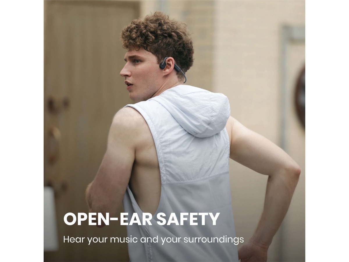 SHOKZ OpenMove Trådløse Hodetelefoner, On-Ear (grå) Hodetelefoner