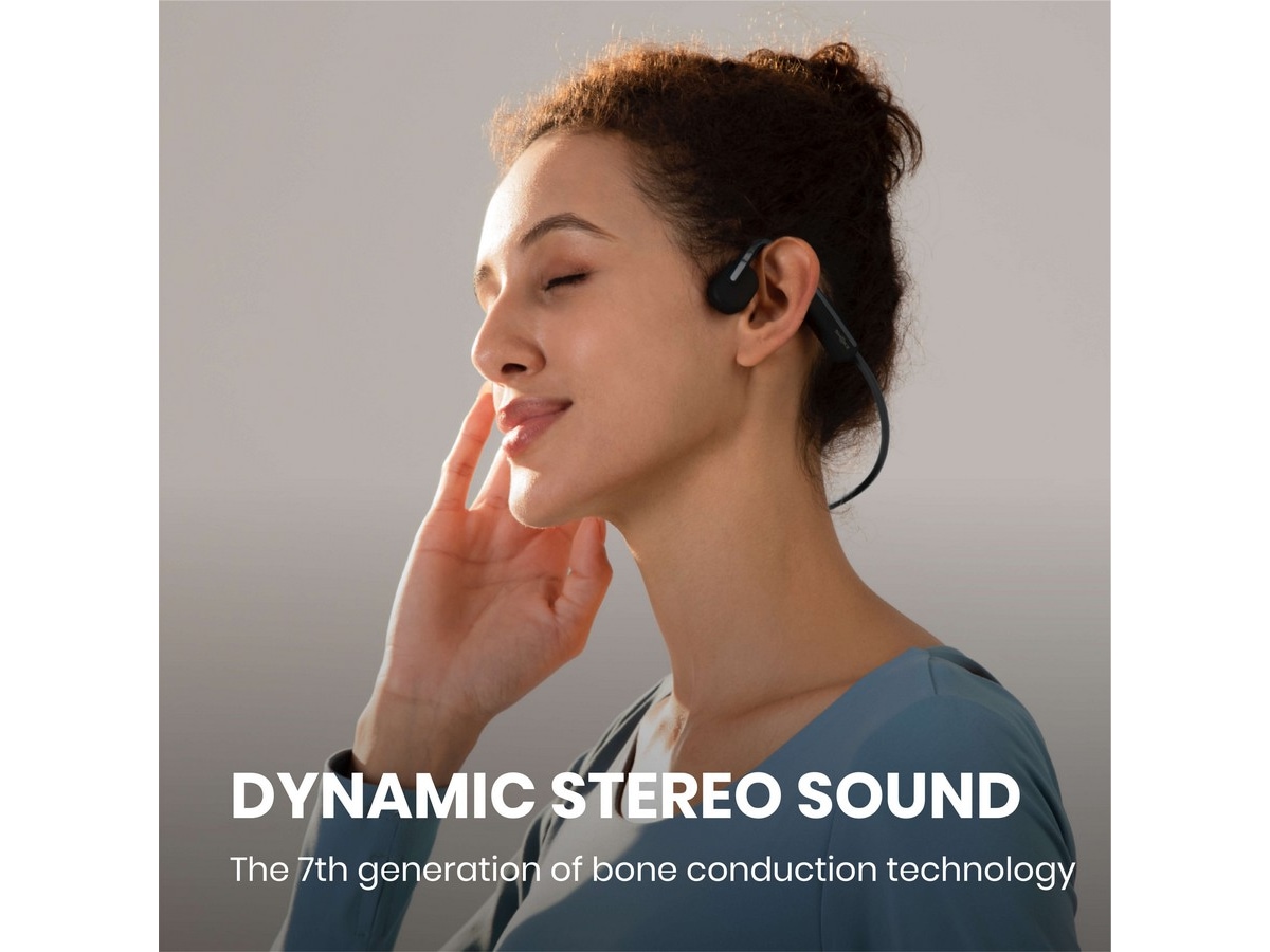 SHOKZ OpenMove Trådløse Hodetelefoner, On-Ear (grå) Hodetelefoner