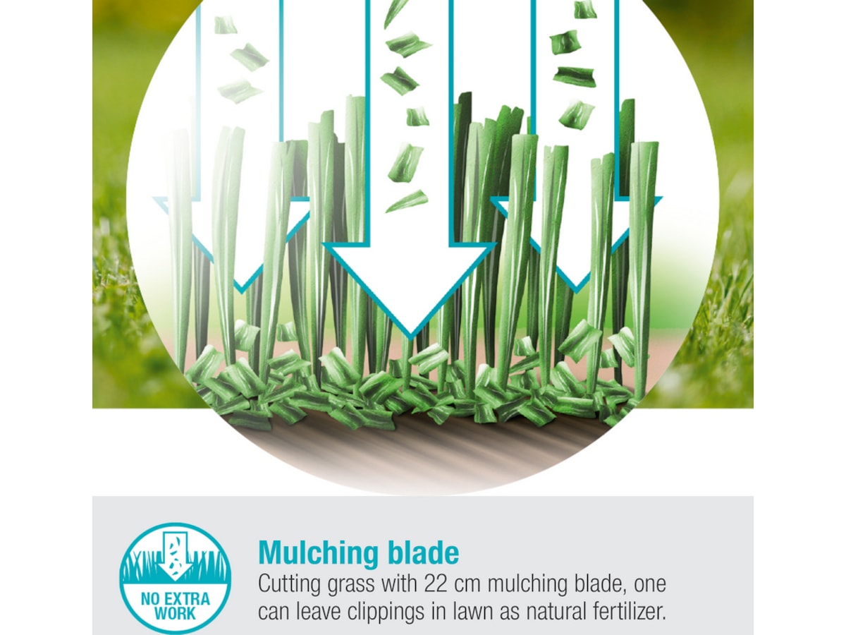 Gardena Gressklipper HandyMower 22/18V Batteridrevet gressklipper