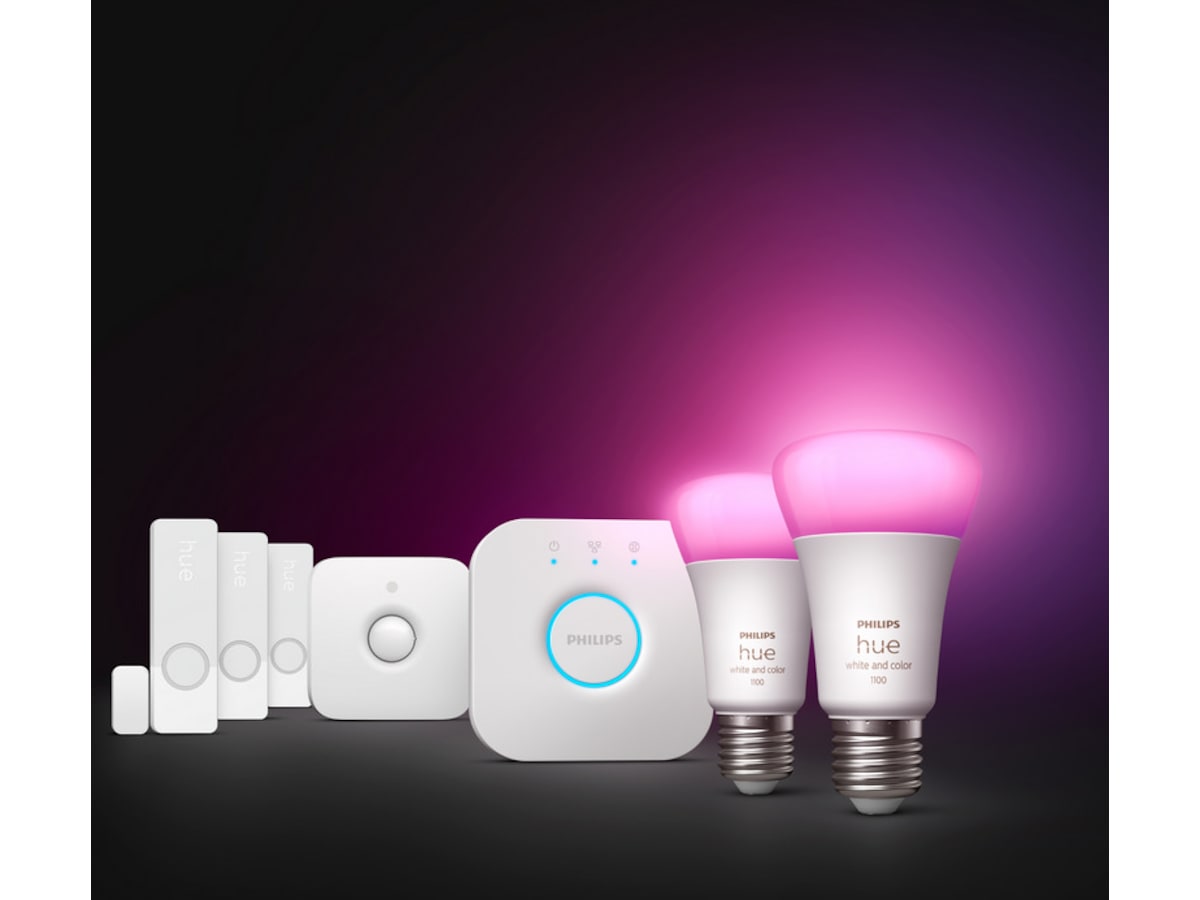 Philips Hue Secure Sensor WCA E27 startpakke Sensorer