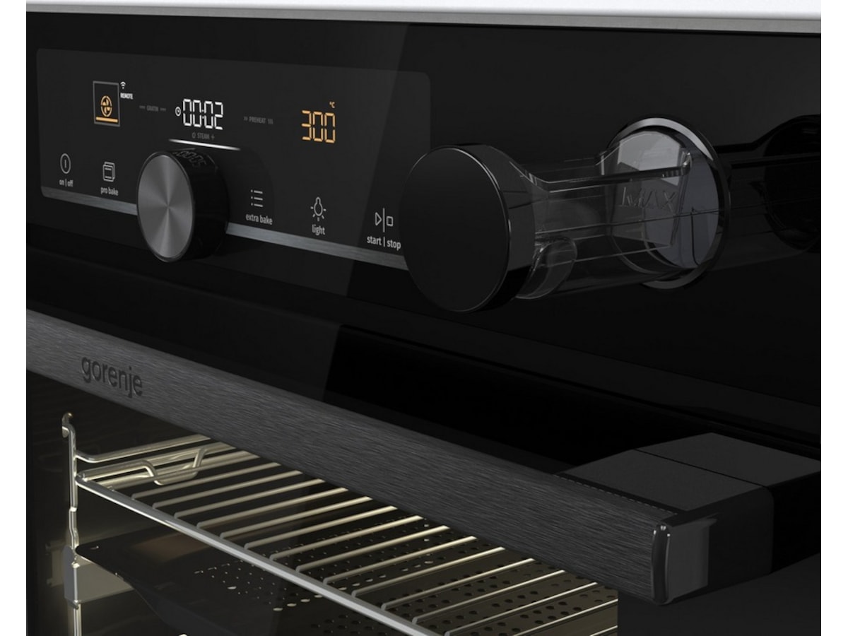 Gorenje BPSA6747A08BGWI Innebygd pyrolyseovn (sort) -B-Grade Demo hvitevarer