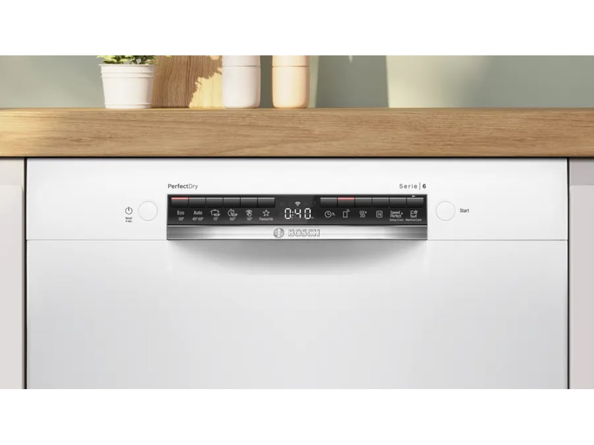 Bosch Serie 6 SMU6ZCW10S Oppvaskmaskin (hvit) Underbygd oppvaskmaskin