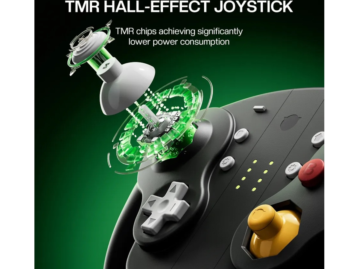 NYXI Wizard 2 Joy-Pad (sort) Tilbehør til spillkonsoller