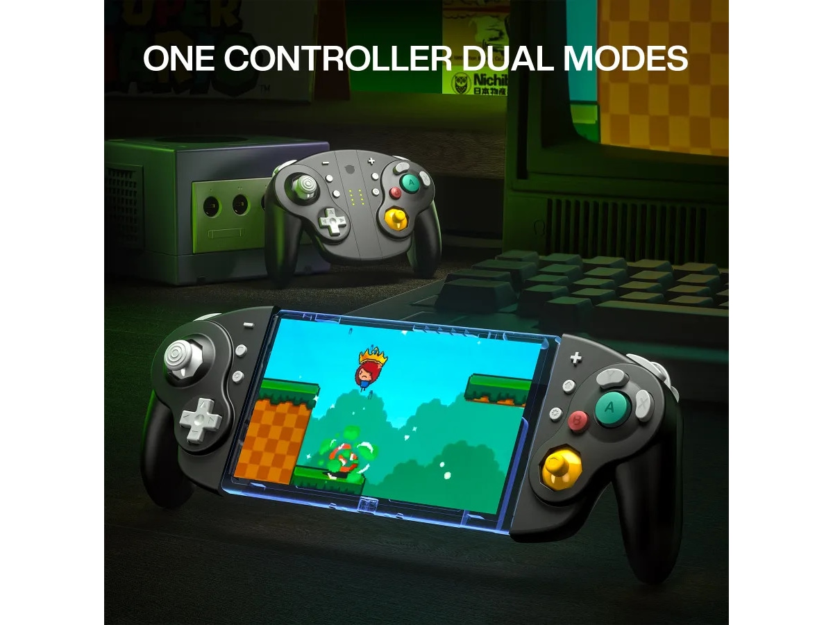 NYXI Wizard 2 Joy-Pad (sort) Tilbehør til spillkonsoller