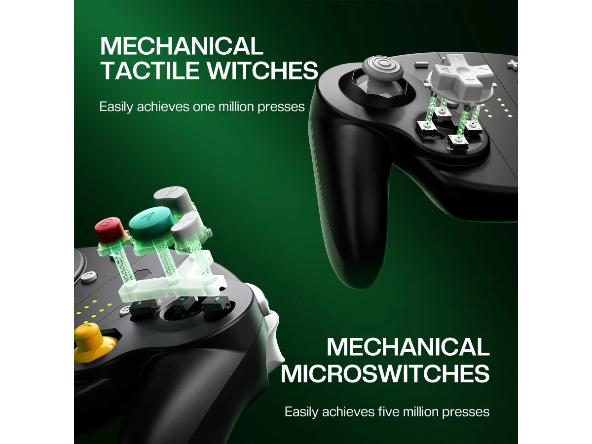 NYXI Wizard 2 Joy-Pad (sort) Tilbehør til spillkonsoller