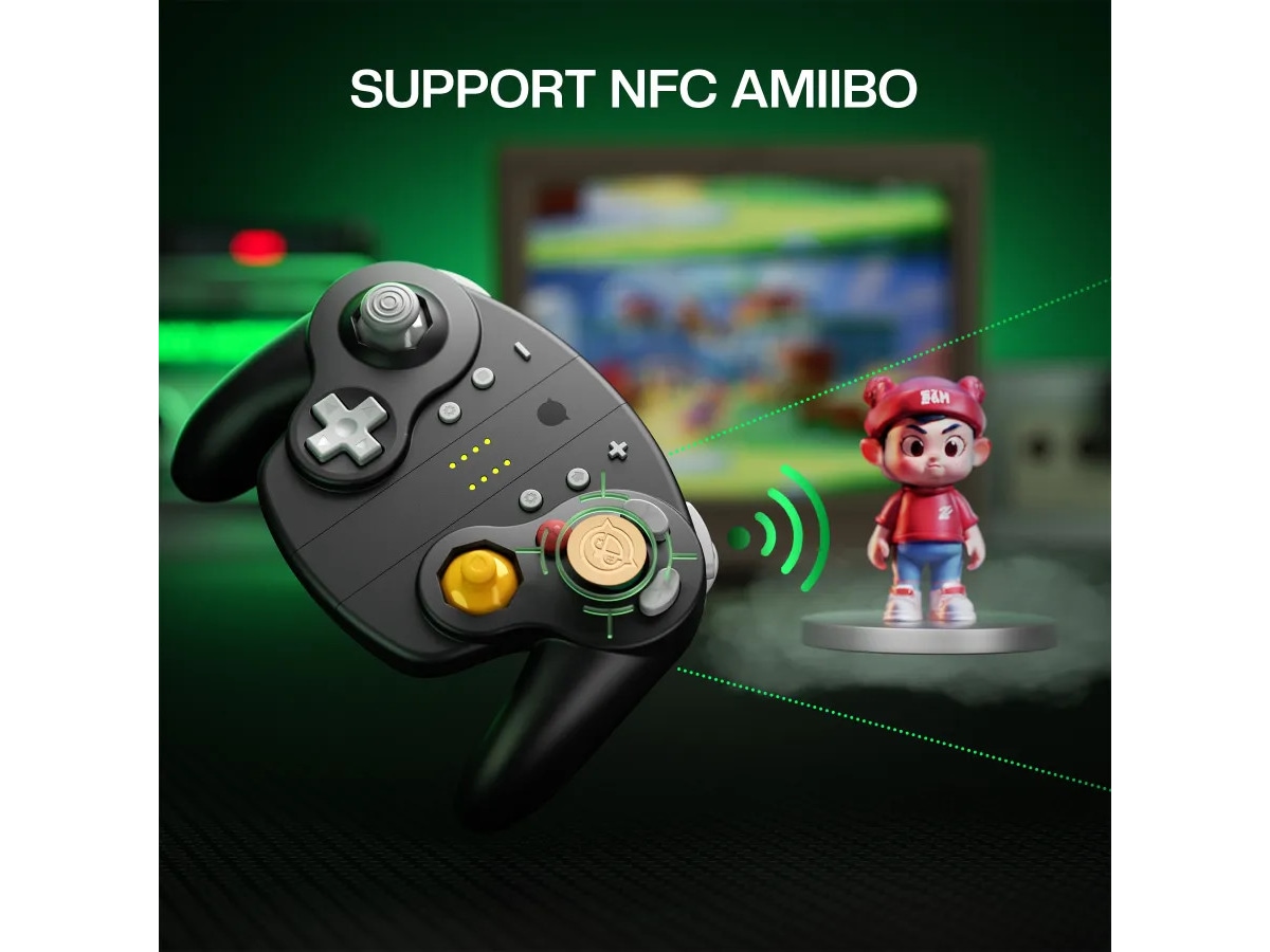 NYXI Wizard 2 Joy-Pad (sort) Tilbehør til spillkonsoller