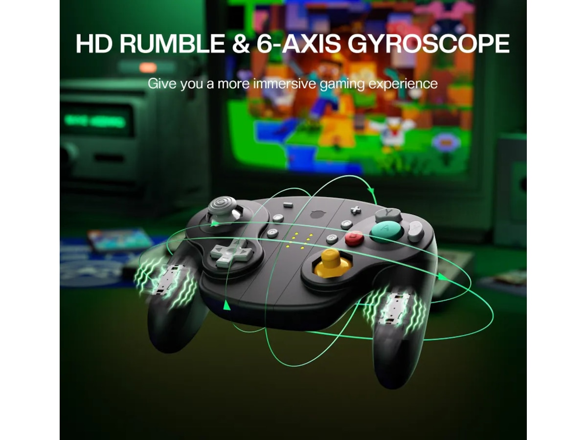 NYXI Wizard 2 Joy-Pad (sort) Tilbehør til spillkonsoller