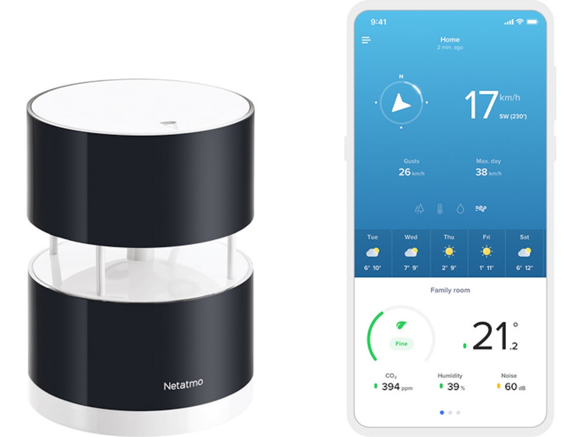 Netatmo Smart Vindmåler Værstasjoner