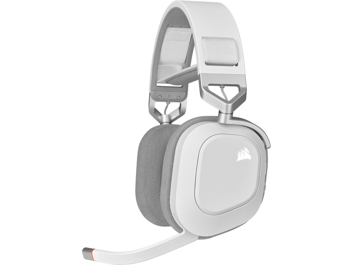 Corsair HS80 RGB Trådløst Gaming Headset (hvit) Gamingheadset