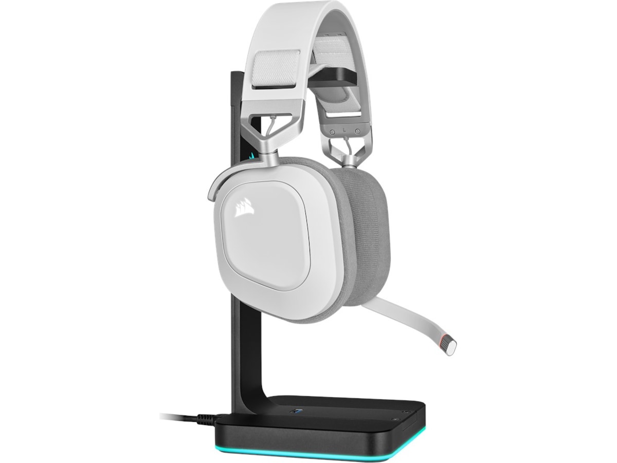 Corsair HS80 RGB Trådløst Gaming Headset (hvit) Gamingheadset