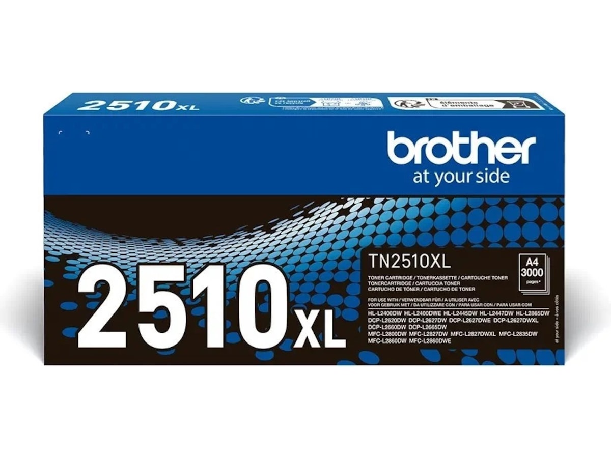 Brother toner TN2510XL sort Lasertoner