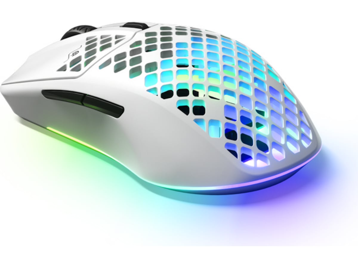 Steelseries Aerox 3 Trådløs Gamingmus (hvit) Gamingmus