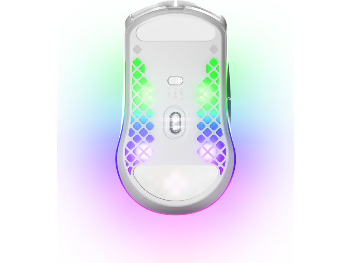 Steelseries Aerox 3 Trådløs Gamingmus (hvit) Gamingmus