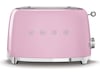 Smeg TSF01PKEU Brødrister for 2 skiver (rosa) Brødristere