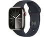 Apple Watch Series 9 GPS + LTE 41mm Rustfritt stål (grafitt) Smartklokker